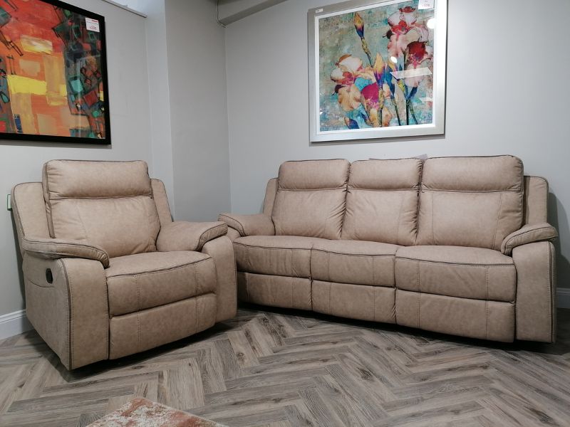 Philadelphia Recliner - Beige