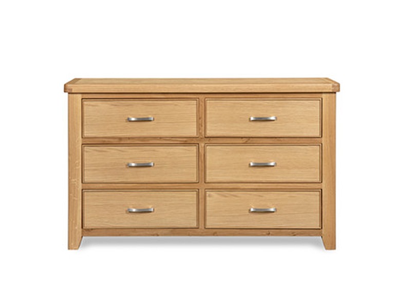 Sligo Oak Chest of 6 Drawers