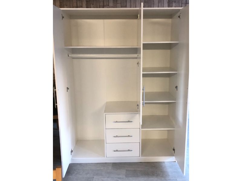 Bali 3 Door Robe - White