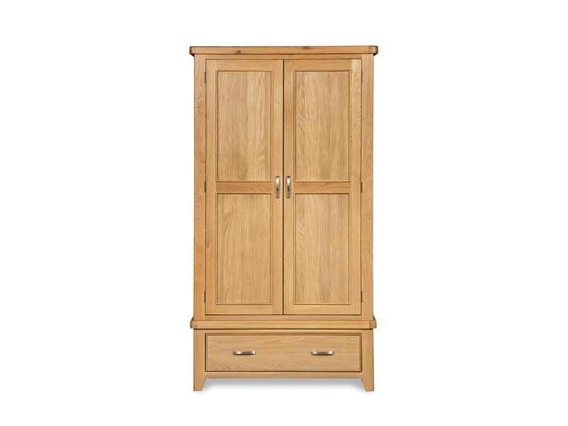 Sligo 2 Door Oak Wardrobe