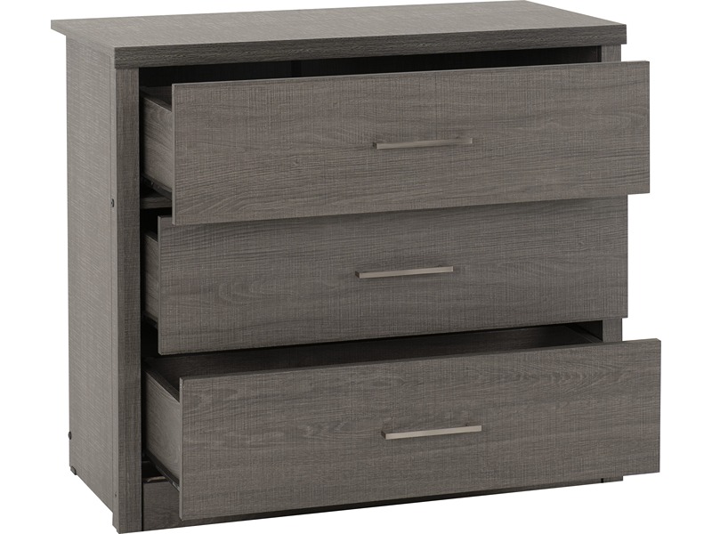Nevada 2 Door 1 Drawer Wardrobe - White Gloss