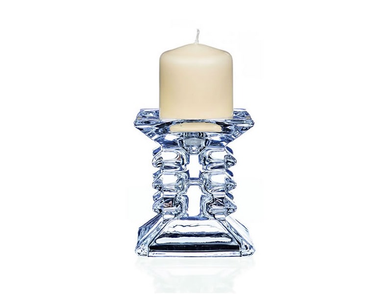 Anya Pillar Candle Holder Brass 50Cm