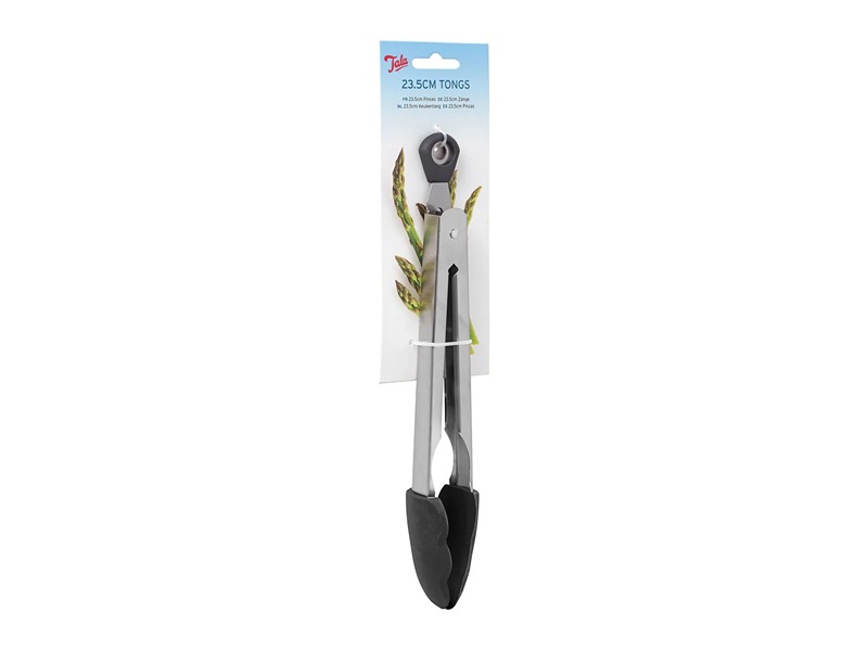 Tala Stainless Steel Tongs With Silicone Head 23Cm