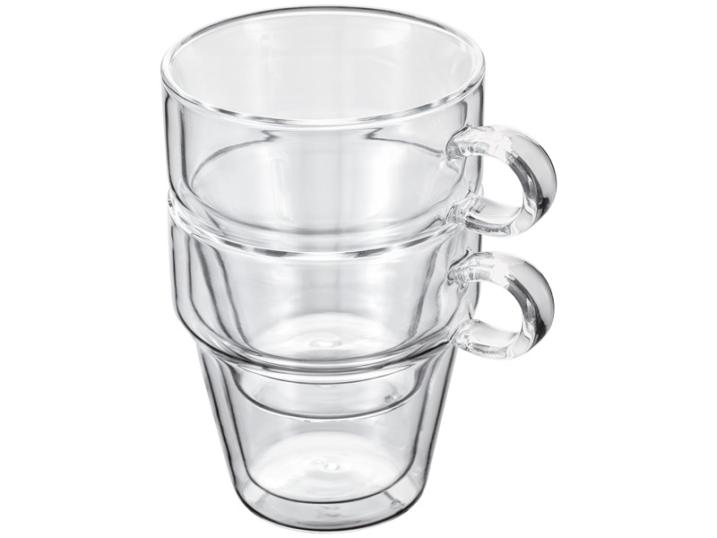 Set Of 2 Latte Glasses