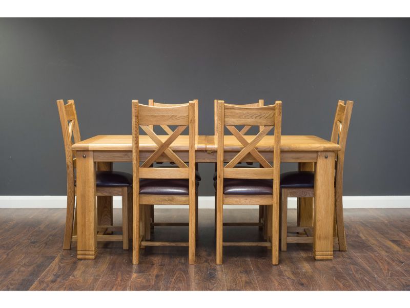 Donny 1.8 - 2.2 Extending Table + 6 Donny Chairs