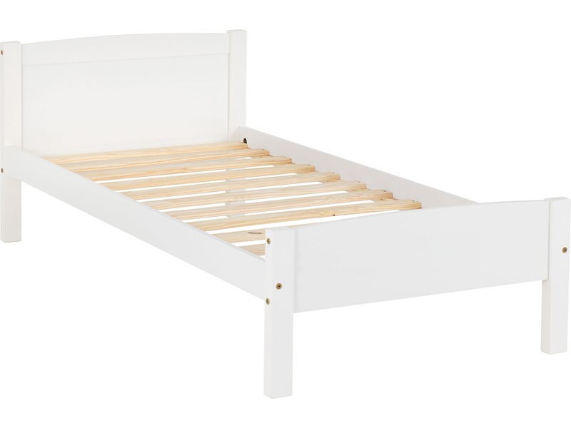 Amber 3' Bed - White