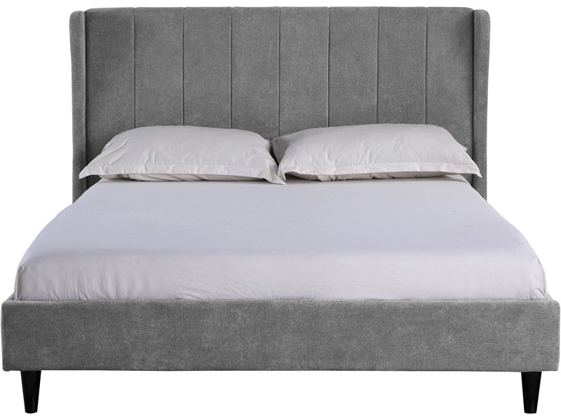 Amelia 5' Bed - Dark Grey Fabric