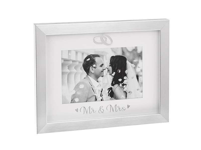 Silver Event Frame Mr & Mrs 6X4