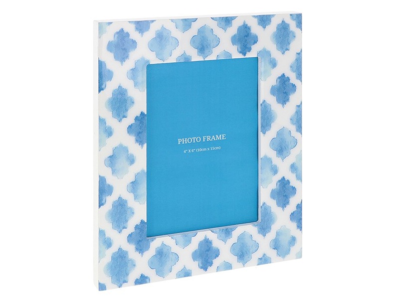 Blue Trellis Photoframe 6X4