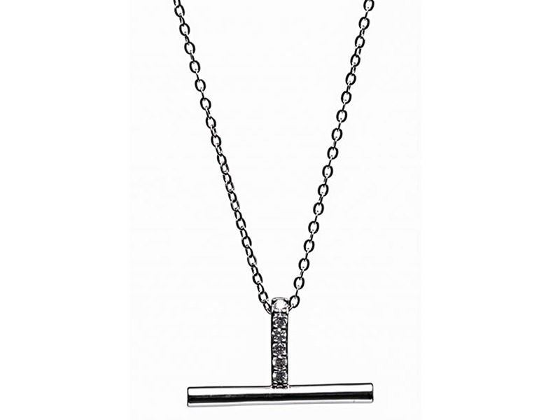 Newgrange Living Silver T-Bar Pendant