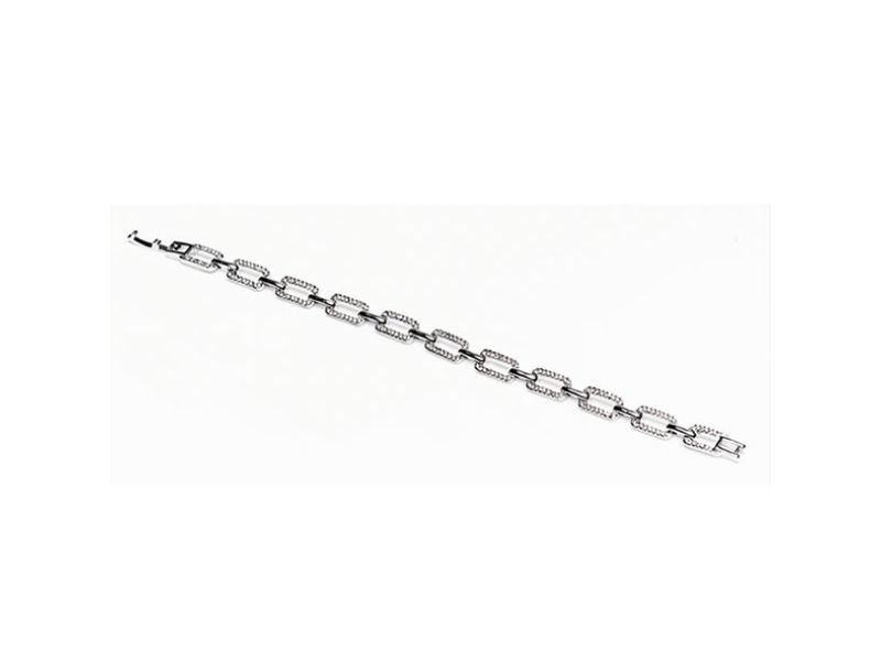 SILVER DIAMOND BRACELET