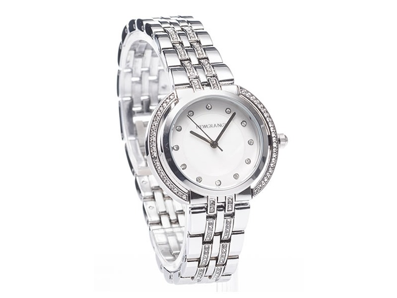 Newgrange Living Silver Diamond Bezelnumeral Watc
