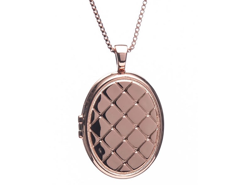 Newgrange Living Rose Gold Locket Pendant