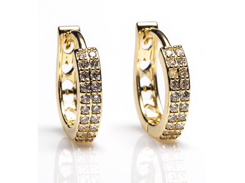 Newgrange Living Gold Hoop Earrings