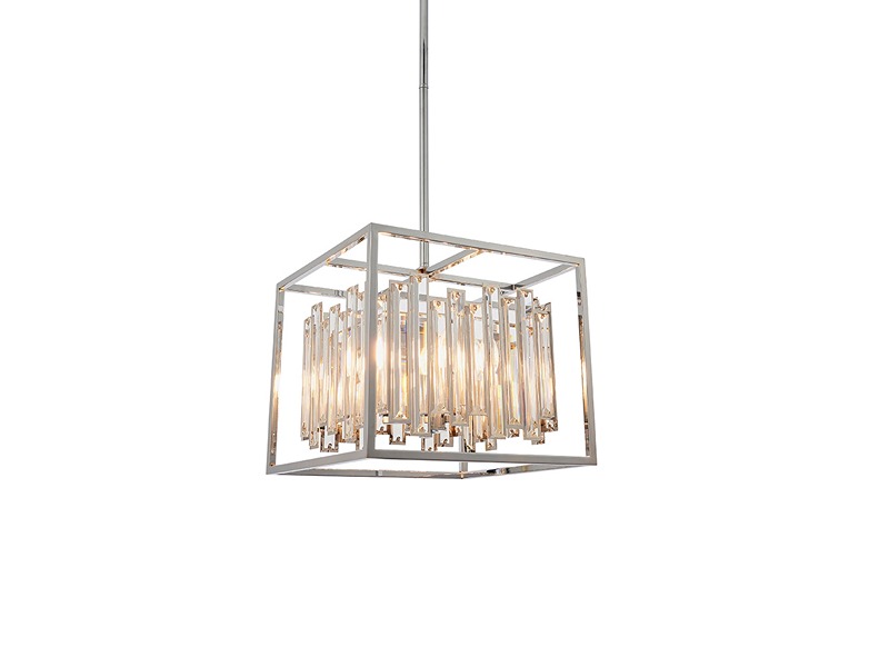 Katie Bleu Acadia 4 Light Pendant Chrome Plate