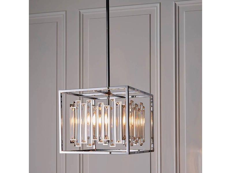 Acadia 4 Light Pendant Chrome Plate