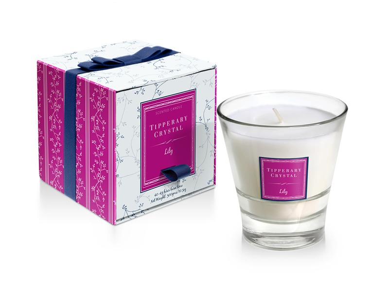 Tipperary Lily Filled Tumbler Glass