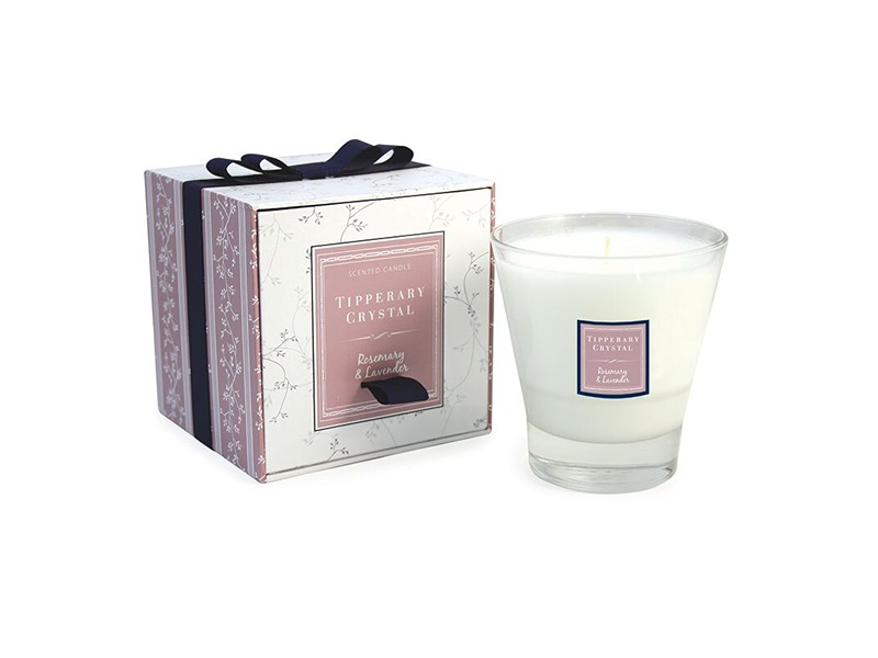 Rosemary & Lavendar Filled Tumbler Glass