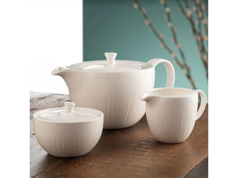 Erne Teaset - Teapot, Cream & Sugar