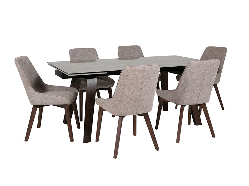 Axton Extdining Table Rectangle 1800 And 2600 Latt