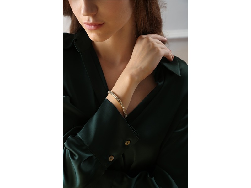 Newbridge Square Stone Bracelet