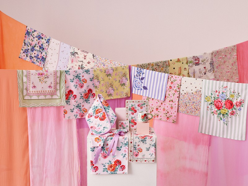 Cath Kidston Archive Rose 2 Pack Tea Towels