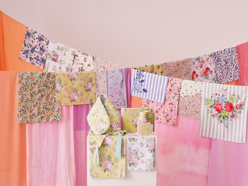 Cath Kidston Floral Fields 2 Pack Tea Towels