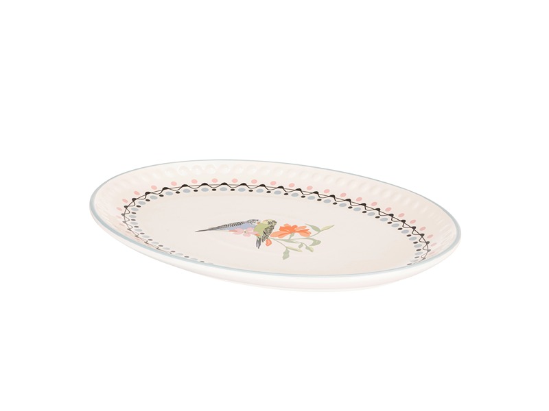 Cath Kidston Pt Ceramic Oval Platter 36Cm
