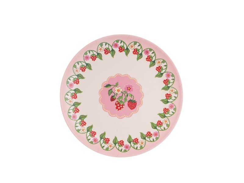Cath Kidston Strawberry 4Pk Melamine Side Plates