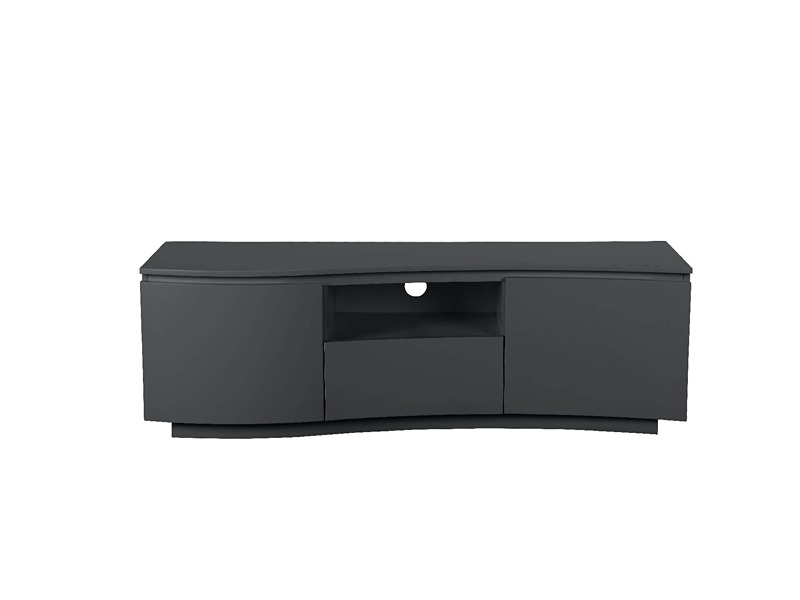 Daiva Tv Cabinet - Charcoal Matt With Led