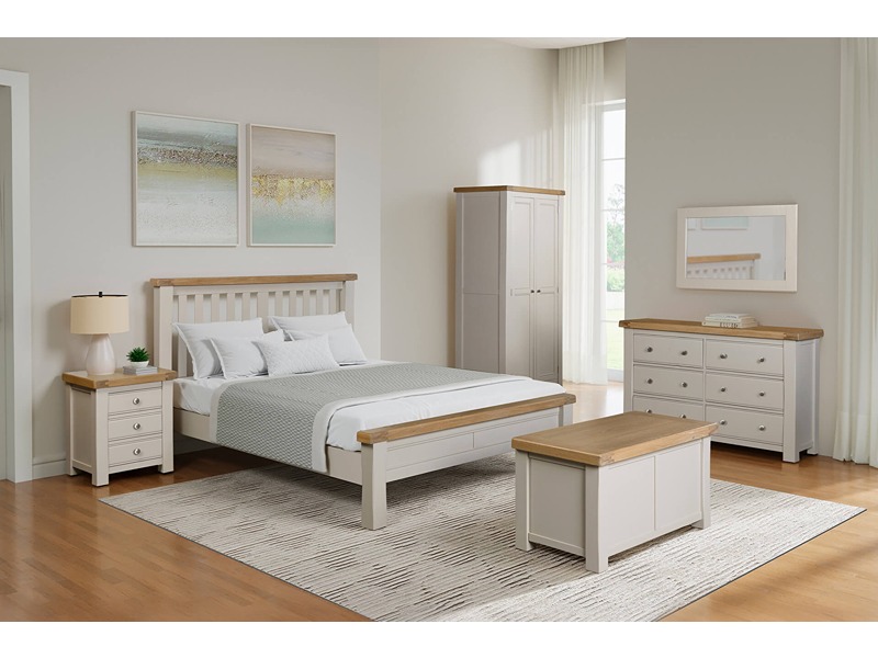VIDA Doune 6' Low Footboard Bed - Taupe