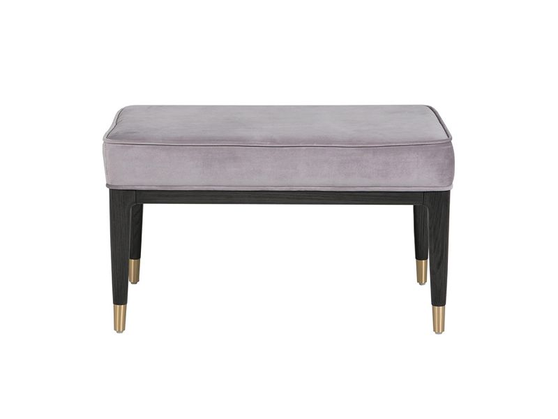 Diletta Dressing Stool - Stone Sand Velvet