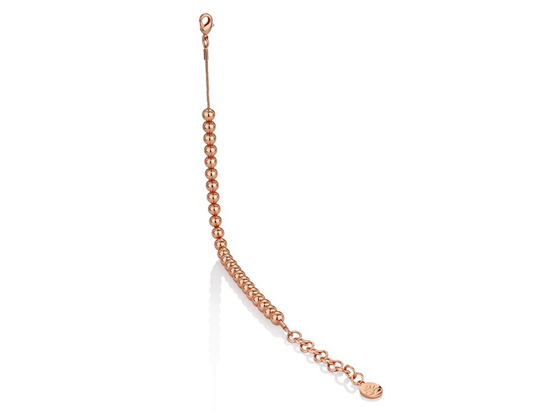 Newbridge Rose Gold Plate Small Bead Bracelet