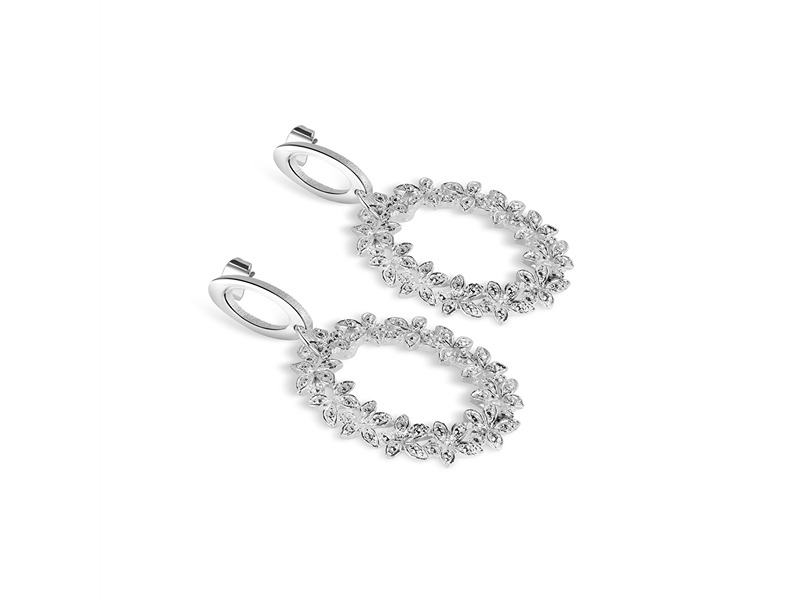 Newbridge Floral Oval Ornate Earrings