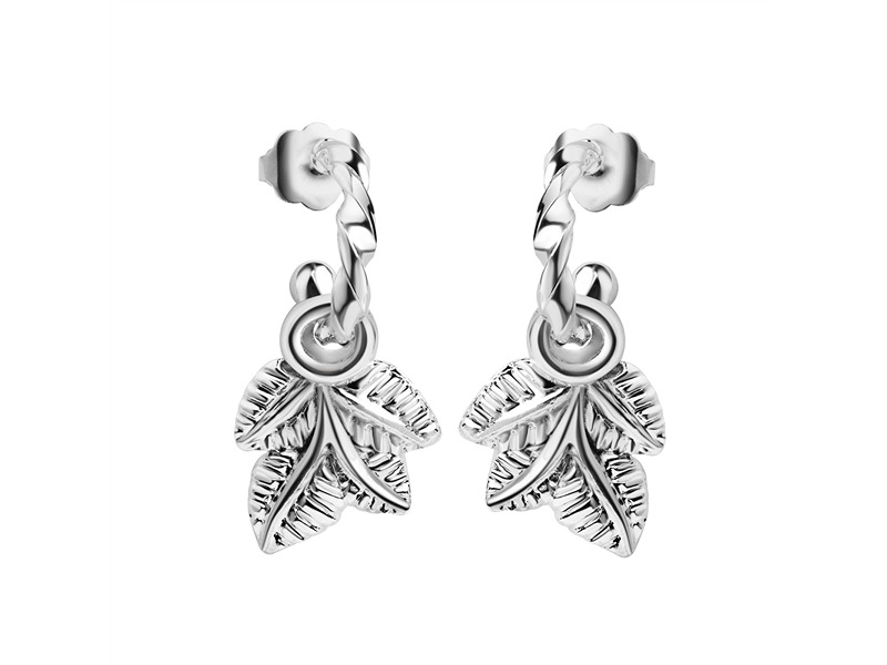 Newbridge Small Leaf Earrings