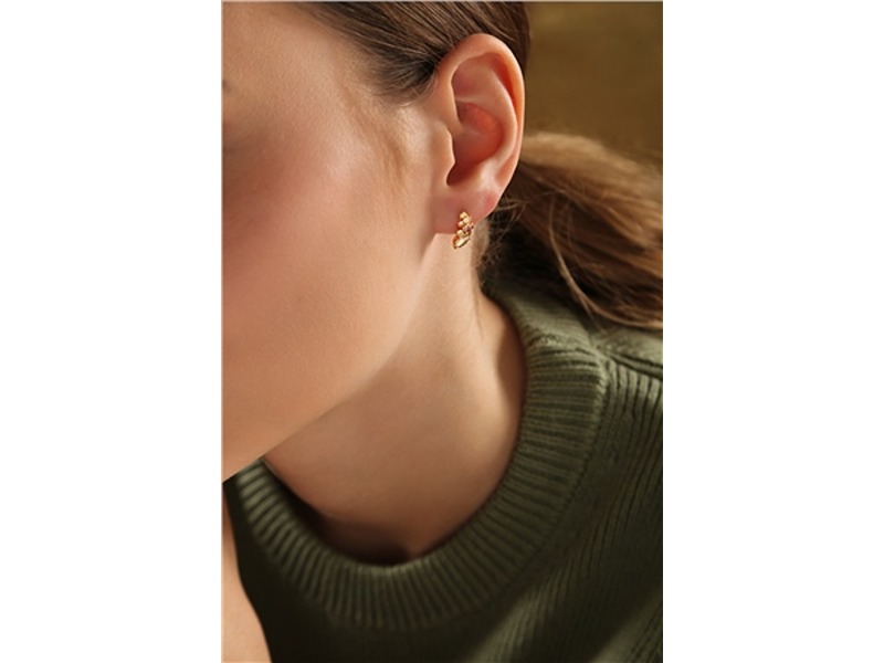 Newbridge Stud Earrings with Mixed Stones
