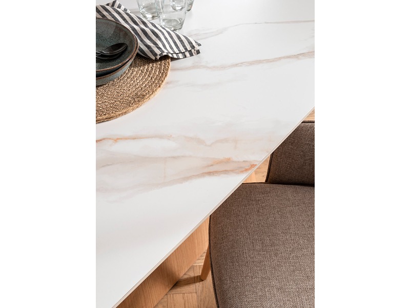 Evie Extending Dining Table Rectangle 1800 And 260