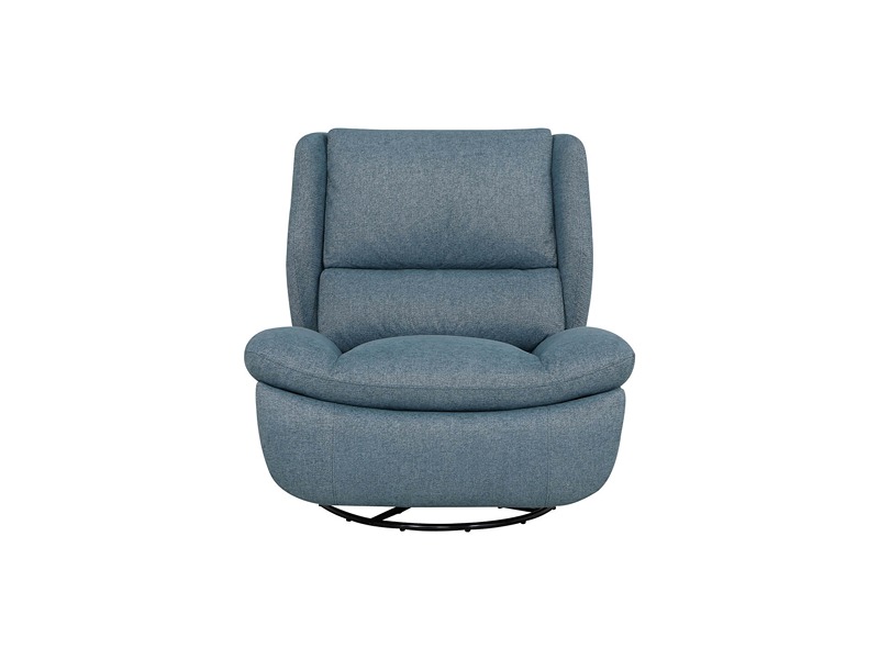 Freddy Electric Reclining Swivel Glider Chair Blue