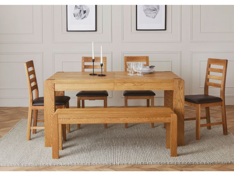 Roswell And Edison Ext. Dining Table 1600 And 2100