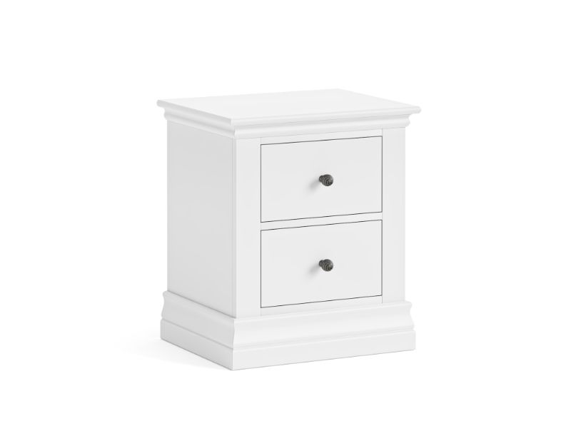 Bordeaux Bedside White