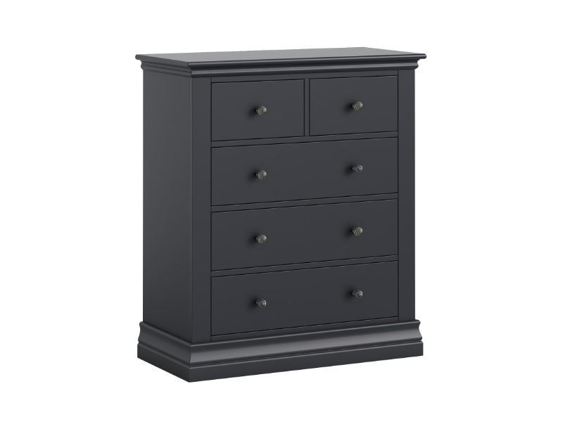 Bordeaux 2 Over 3 Chest Charcoal