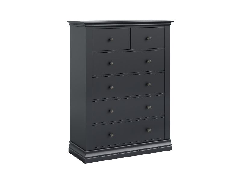 Bordeaux 2 Over 4 Chest Charcoal