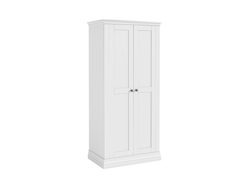 Bordeaux Full Hanging Wardrobe White