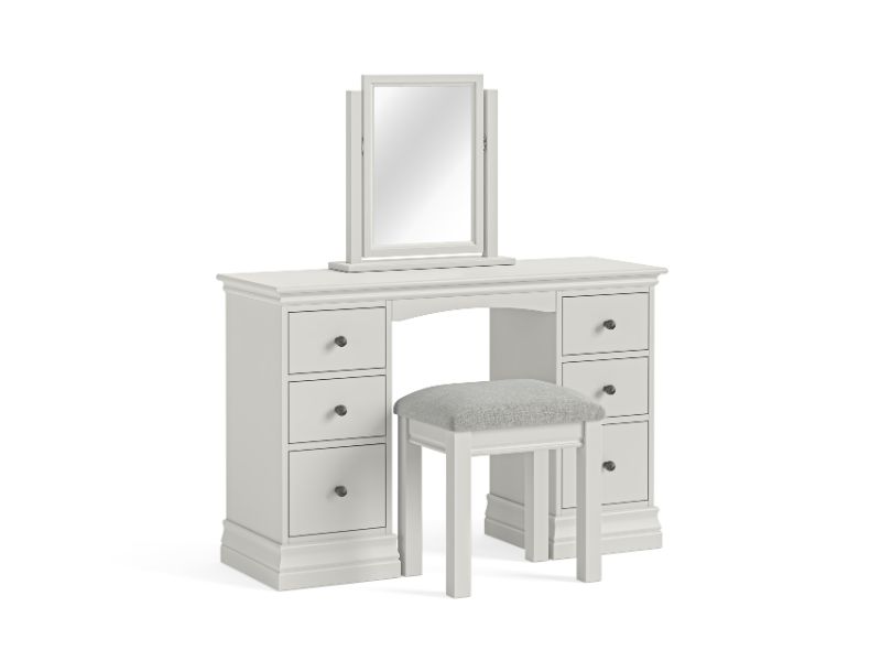 Bordeaux Double Pedestal Dressing Table Cotton
