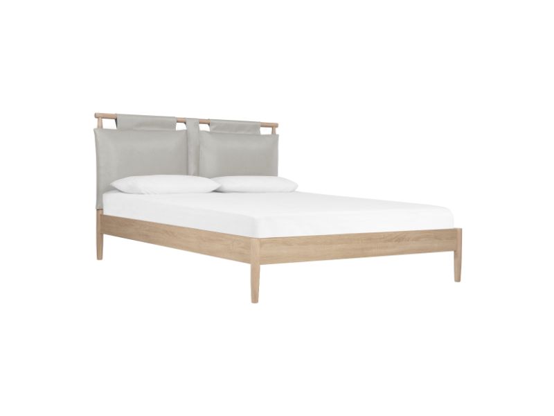 Harley/Enzo 4'6" Headboard Cushion - Light Grey