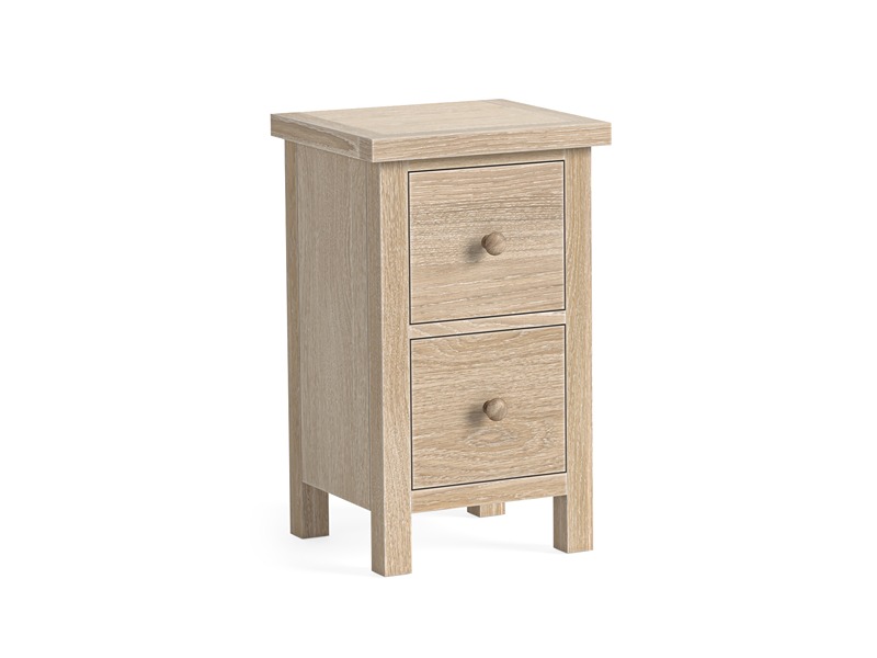 Modern Country Oak Narrow Bedside