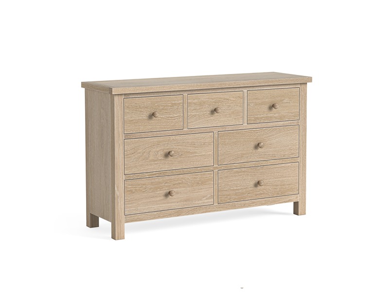 Modern Country Oak Chest 3 Over 4