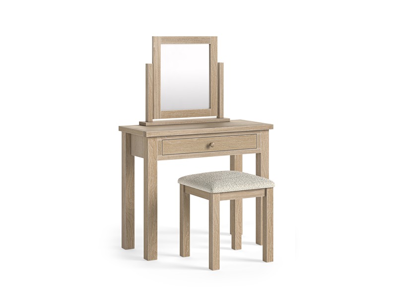 Modern Country Oak Single Drawer Desk