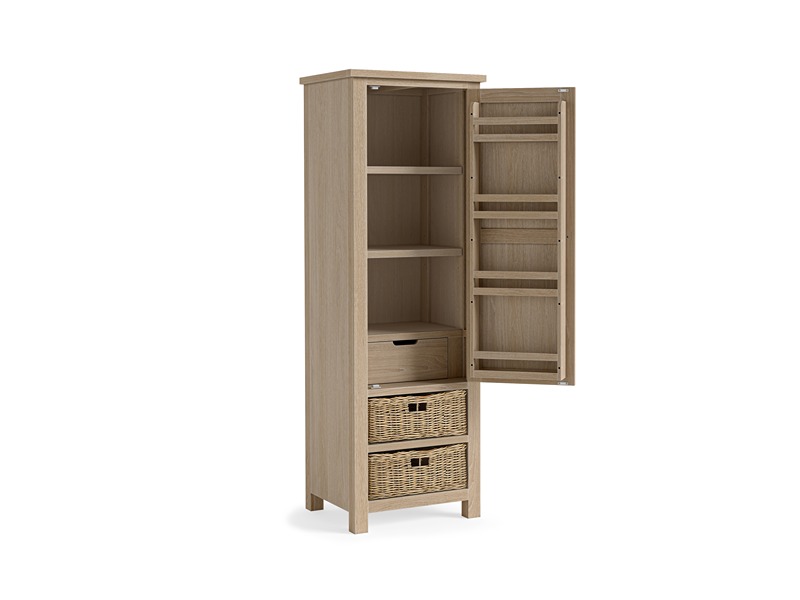 Modern Country Oak Larder Unit - V2