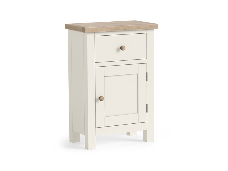 Modern Country Oak - Coconut Telephone Cupboard